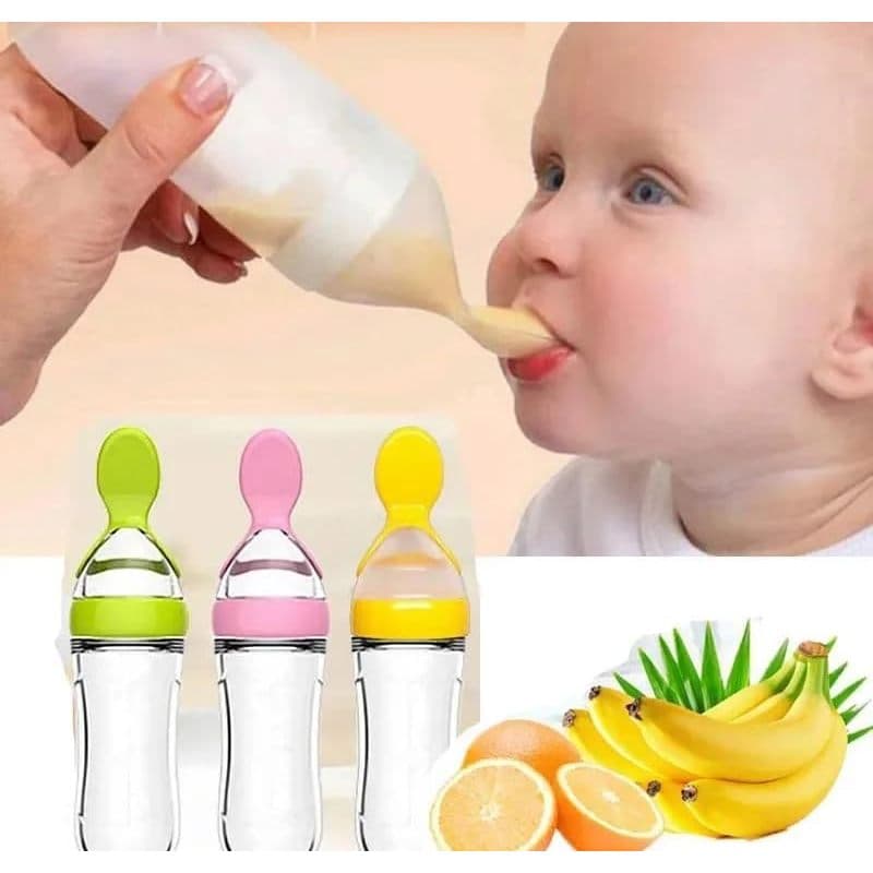 Mamadeira Alimentadora Colher Dosadora para Papinha 90ml - Introdução Alimentar