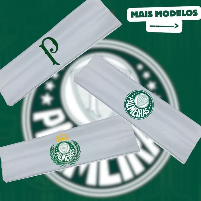 Faixa Testeira personalizada do Palmeiras/ Confortável e estilosa