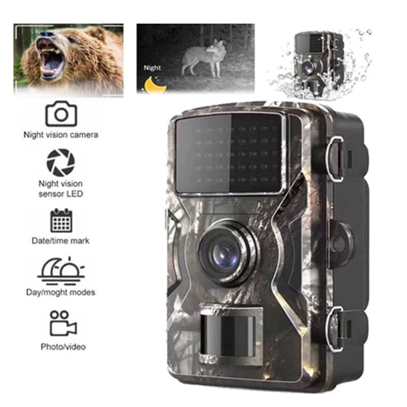 Câmera De Trilha De Caça 16MP 1080P 940nm Visão Noturna Infravermelha Com Movimento De Disparo Ativado Segurança Para