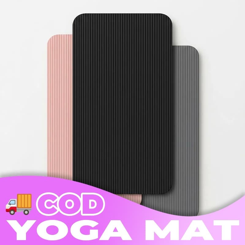 Tapete Yoga NBR 10mm Espesso 180x60cm - Novo e Antiderrapante para Pilates Academia