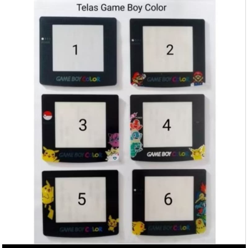 1 Tela de proteção Game Boy DMG, Pocket, Color e Advance.