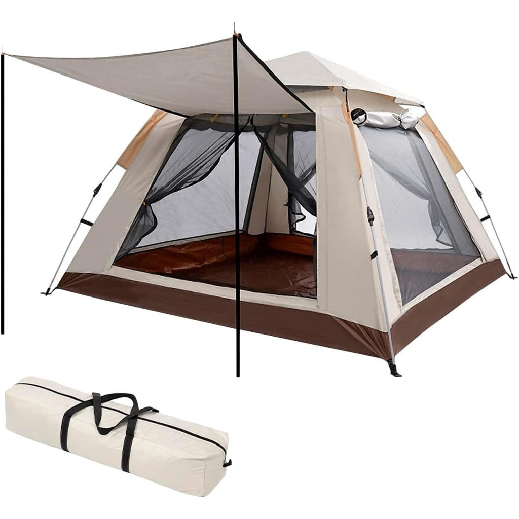 Barraca De Acampamento Grande Para 4/5 Pessoas 200x200x155cm Camping Portá Til