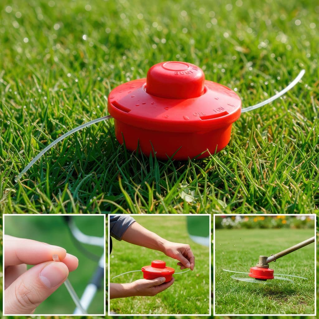 Carretel De Nylon Automático Profissional Para Roçadeiras Rosca M10