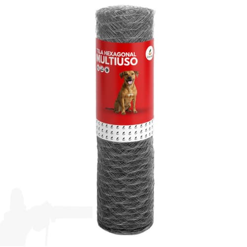 Tela Multiuso Galinheiro 1,20x50 Metros Fio 23 Galinheiro, Cães, Gatos, Hortas, Portões
