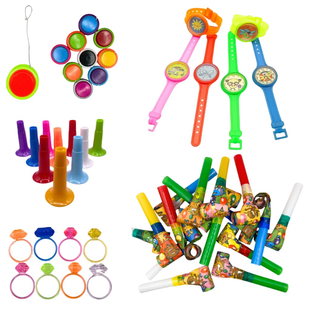 Kit 50 Mini Brinquedos Lembrancinha Sacolinha Festa Aniversário Junina Natal Hallowen Dia Crianças