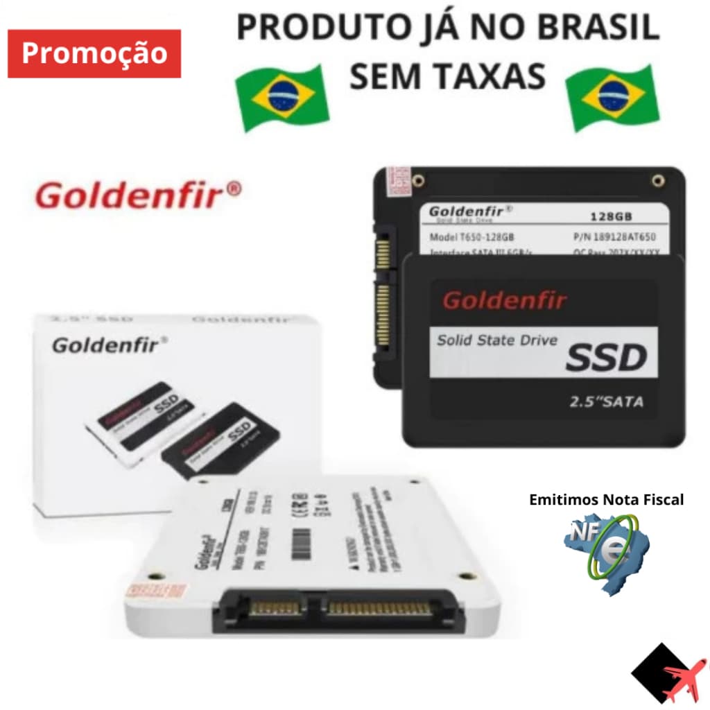 Ssd Sata3 Goldenfir 512gb, 360gb, 240gb e 120gb Original Pc Gamer Envio No Mesmo Dia!