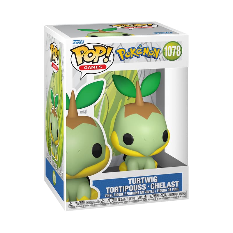 FUNKO POP TURTWIG 1078 POKEMON NOVO ORIGINAL