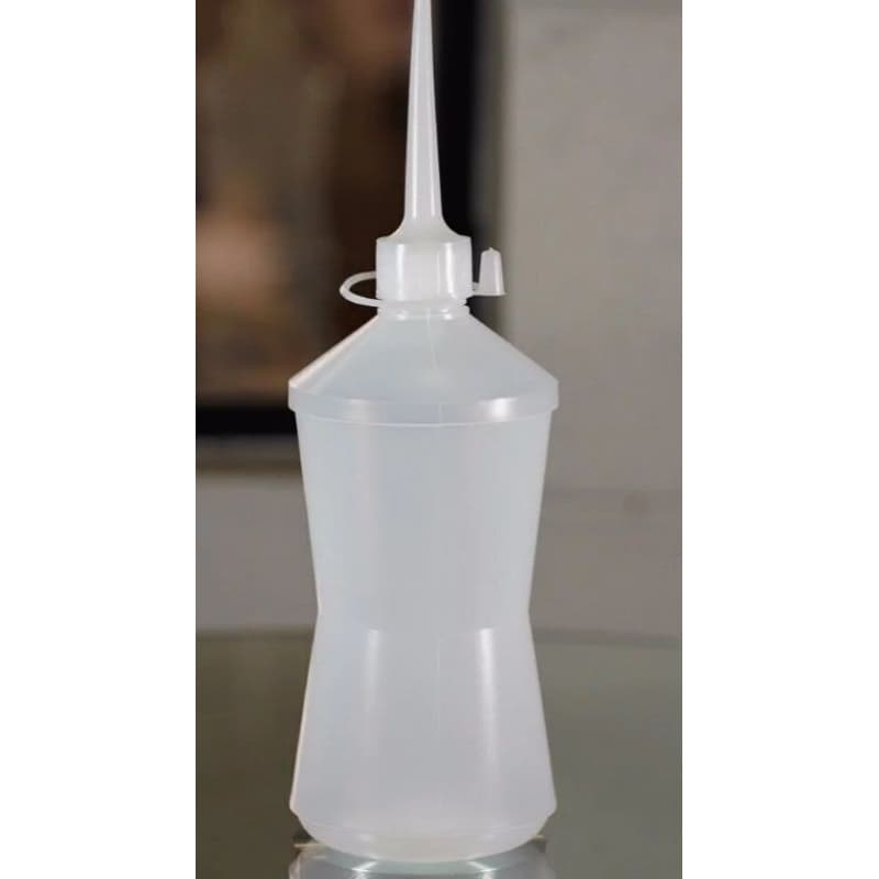 Kit c/ 02 almotolia transparente bico reto 500ml