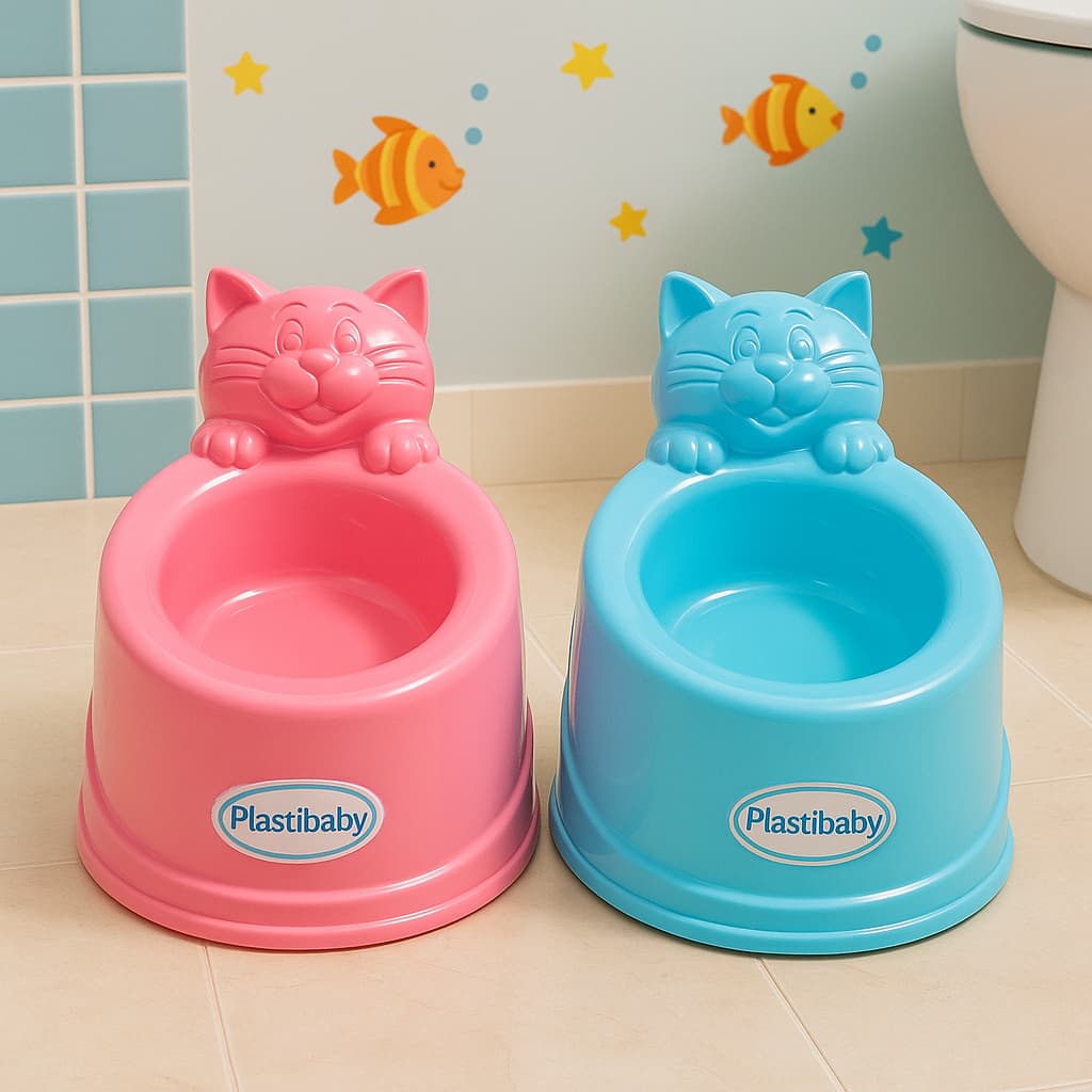 Troninho Infantil Pinico Baby de Gatinho