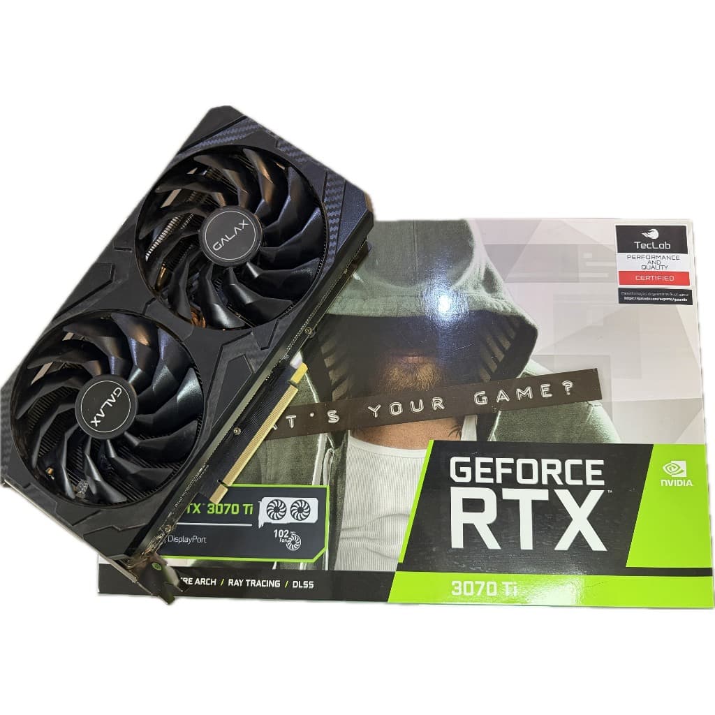 Placa De Vídeo Galax Rtx 3070 Ti Oc 8gb Gddr6x 256 Bits Top (Usado)