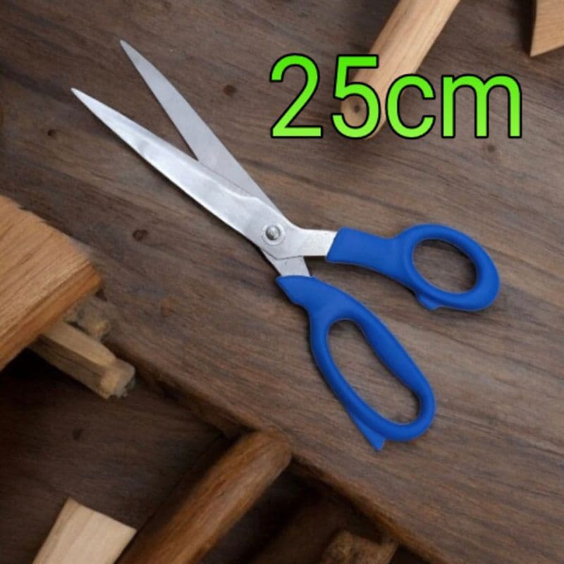 Tesoura Multiuso tecido costura 25cm lomarey inoxidável 11228 Cor aleatória