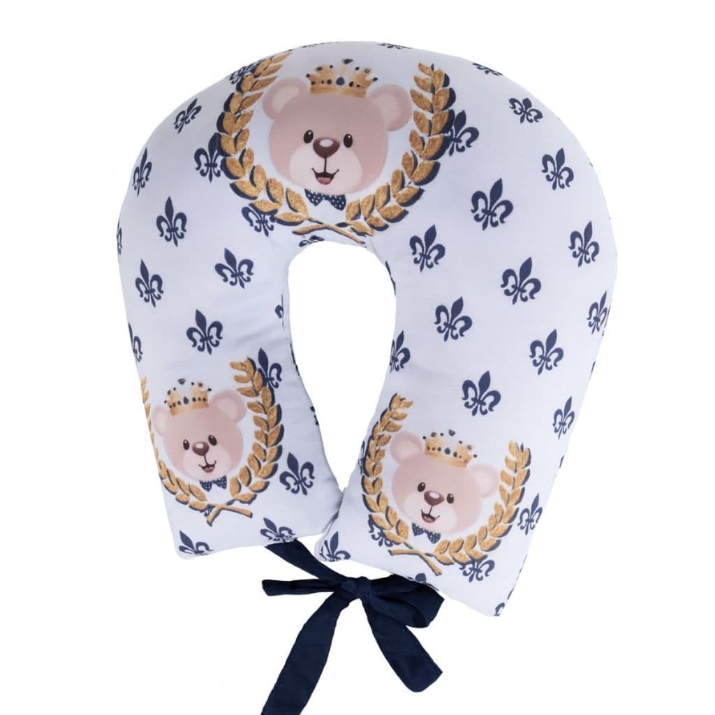 Almofada Para Amamentação Travesseiro Anatômico Sublimado Império Marinho