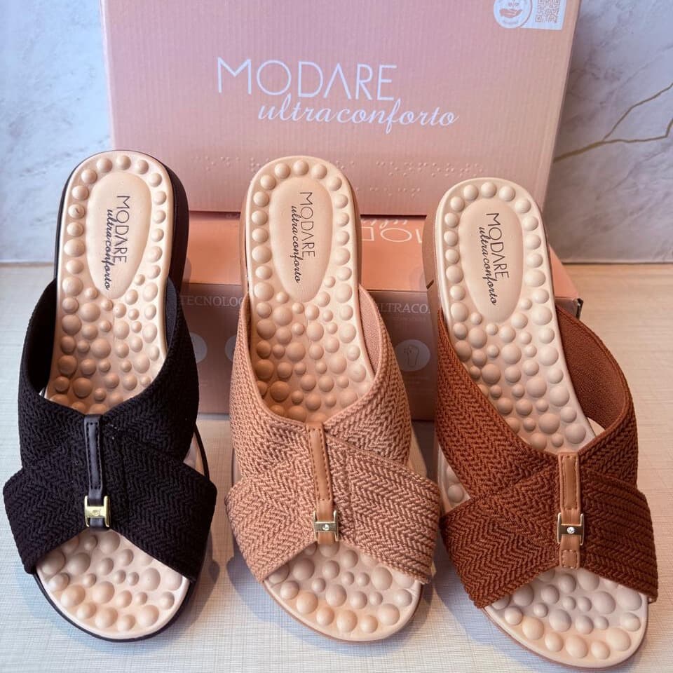 Chinelo Feminino Modare Confortavel Ortopedico Massageador