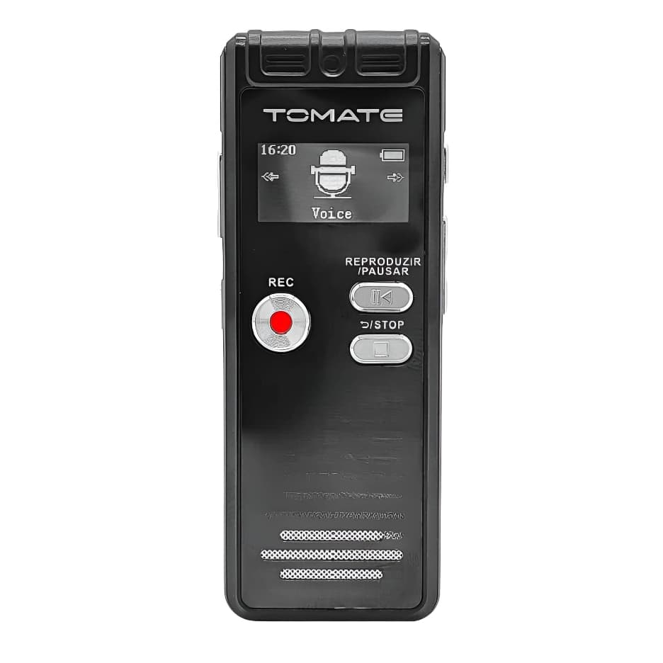 Gravador de Voz Digital Mt-559 tomate Gravador de Voz 8GB Áudio Musica Voz LCD