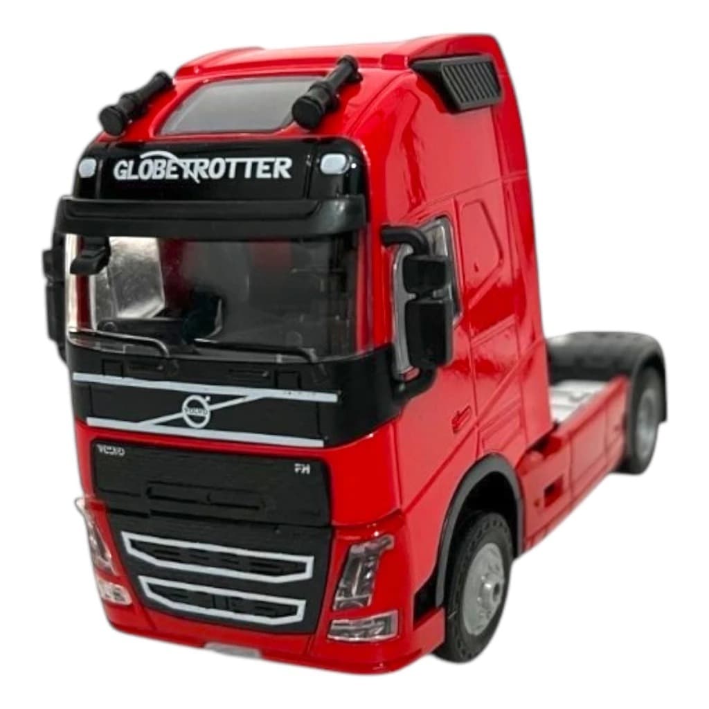 Miniatura de Ferro Caminhão Volvo Toco Globetrotter 1:50 de Ferro – Várias Cores