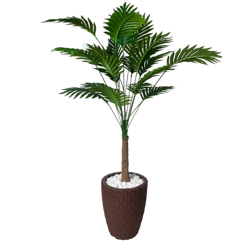 Planta Artificial Decoraçao  Palmeira e Vaso Decorativo