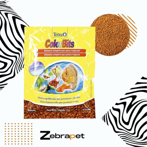 Tetra Colorbits Granules Sachê 15g - Ração p/ Peixes Tropicais