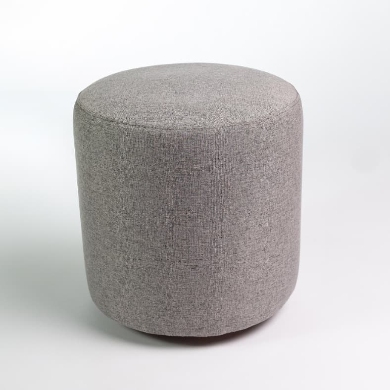 Puff Duna Decorativo Organico Puffe Redondo Tecido Linho