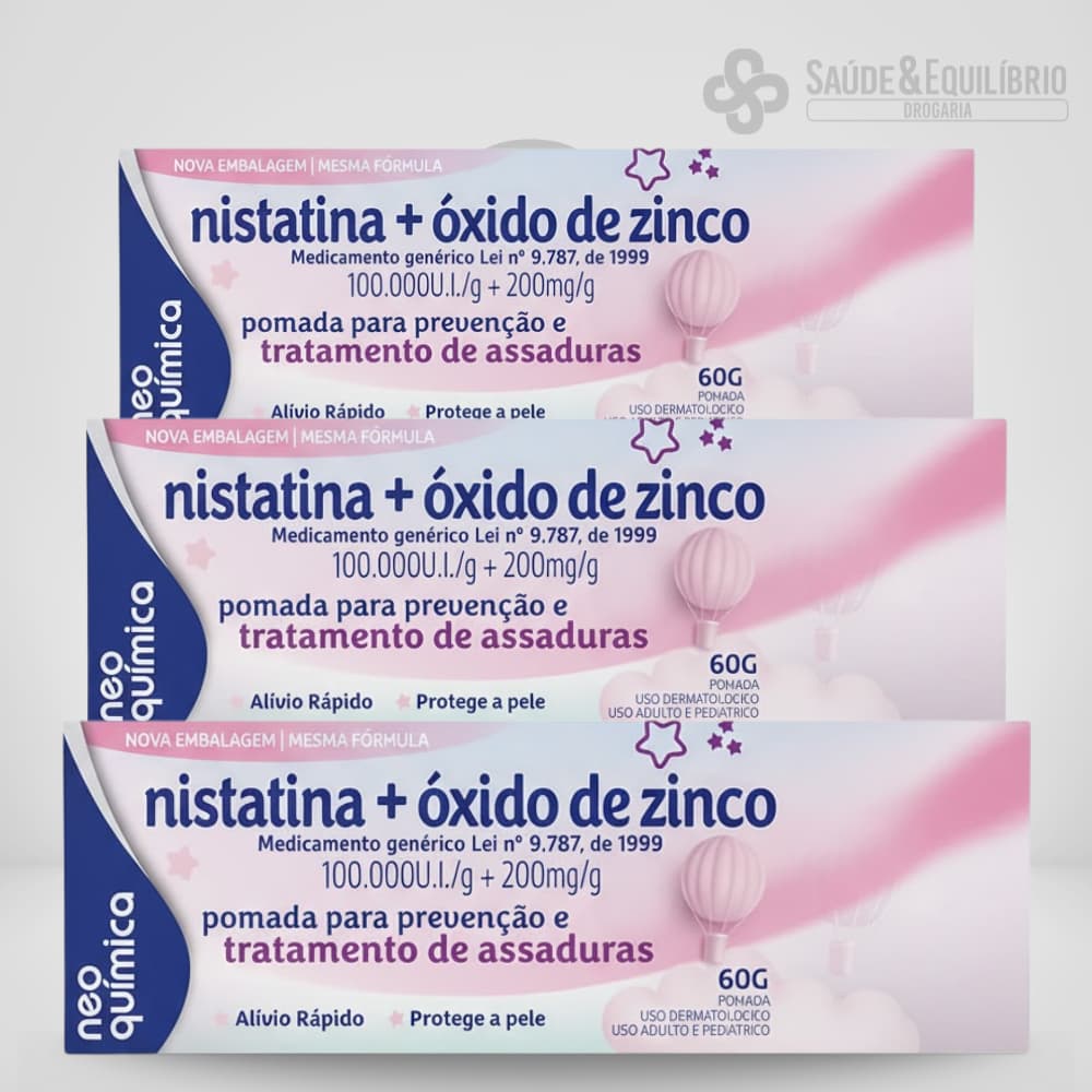 Pomada para Assaduras com Óxido de Zinco 60g – Proteção e Cuidado com a Pele