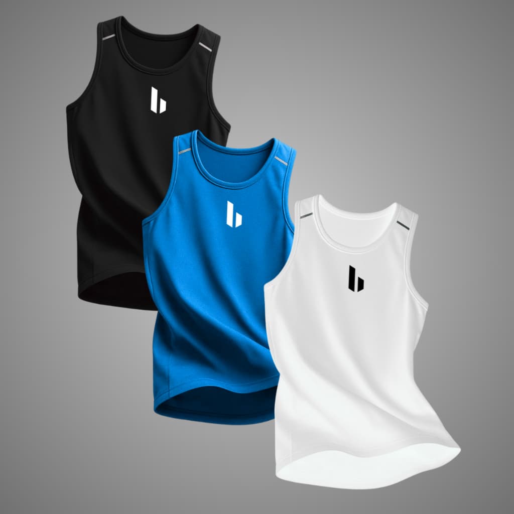 Regata Estampada Kit 3 Dry Fit Masculina Esportiva Leve