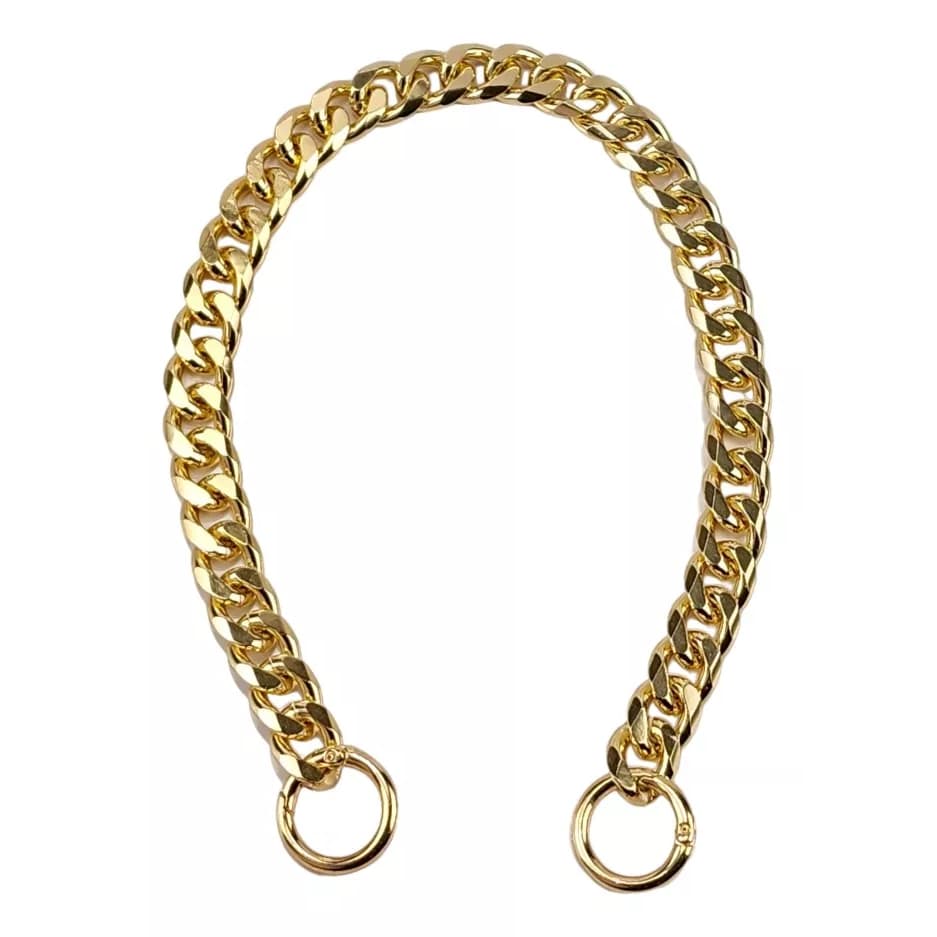 Alça Corrente 6 mm Para Bolsa Com Argola Articulada 50 Cm
