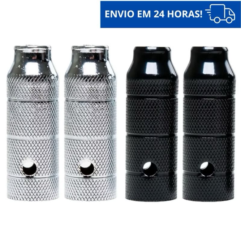 Par de Apoio Pedaleira De Apoio Bicicleta TROLHÃO em Aço 38x110mm Cross Wheeling Dirt Bike Absolut Gios Viking