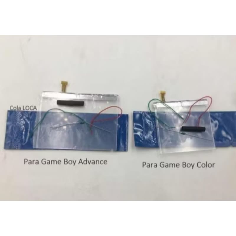 Front light Luz Game Boy Color Advance Mode com cola LOCA