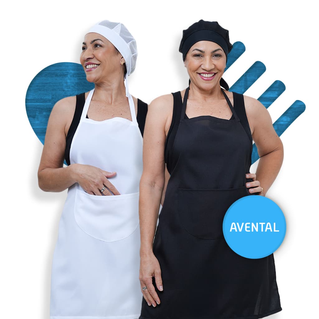 Avental Oxford Unissex Cozinha Restaurante Lanchonete Padaria Churrascaria Uniforme