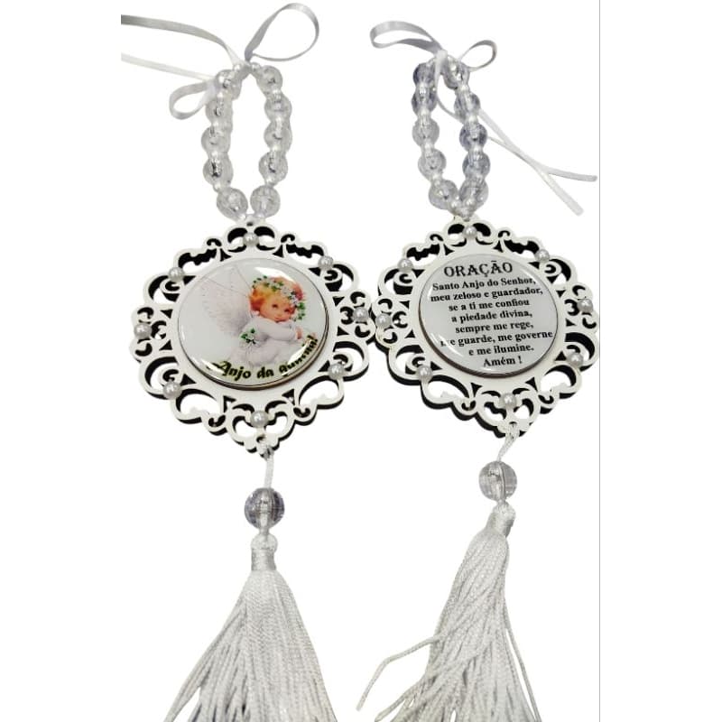 Medalhão Adorno de Berço Anjo da Guarda