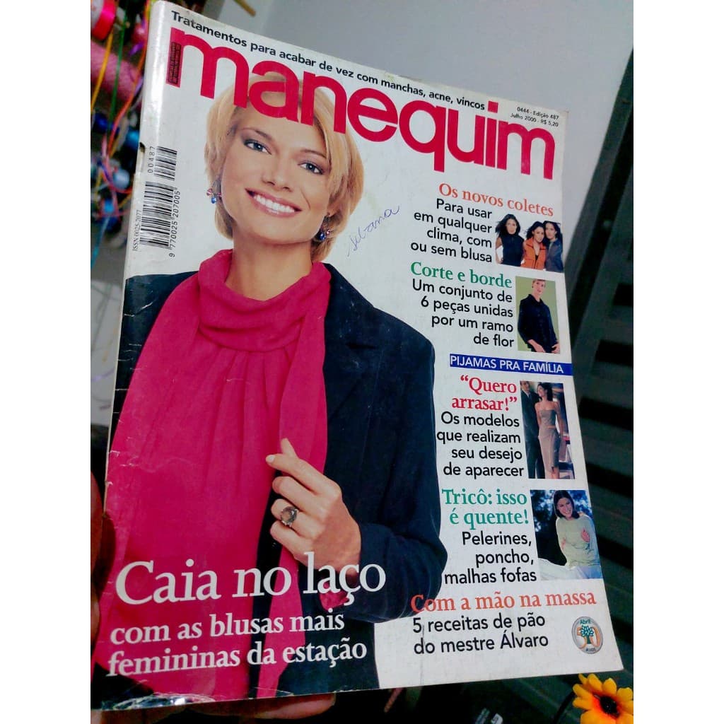 Revista Manequim nº487 Julho 2000