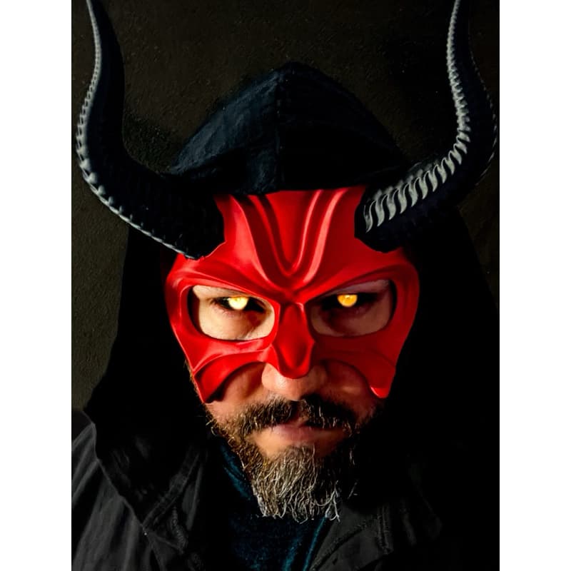 Mascara do Demonio para Cosplay - Mascara do Diabo - Perfeito para cosplay - Não Inclui Elastico!!!