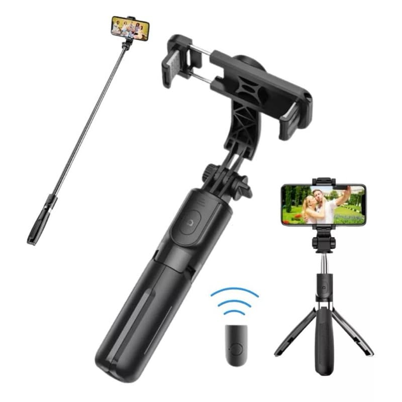 Tripé Celular Bastão Pau De Selfie Controle Via Bluetooth