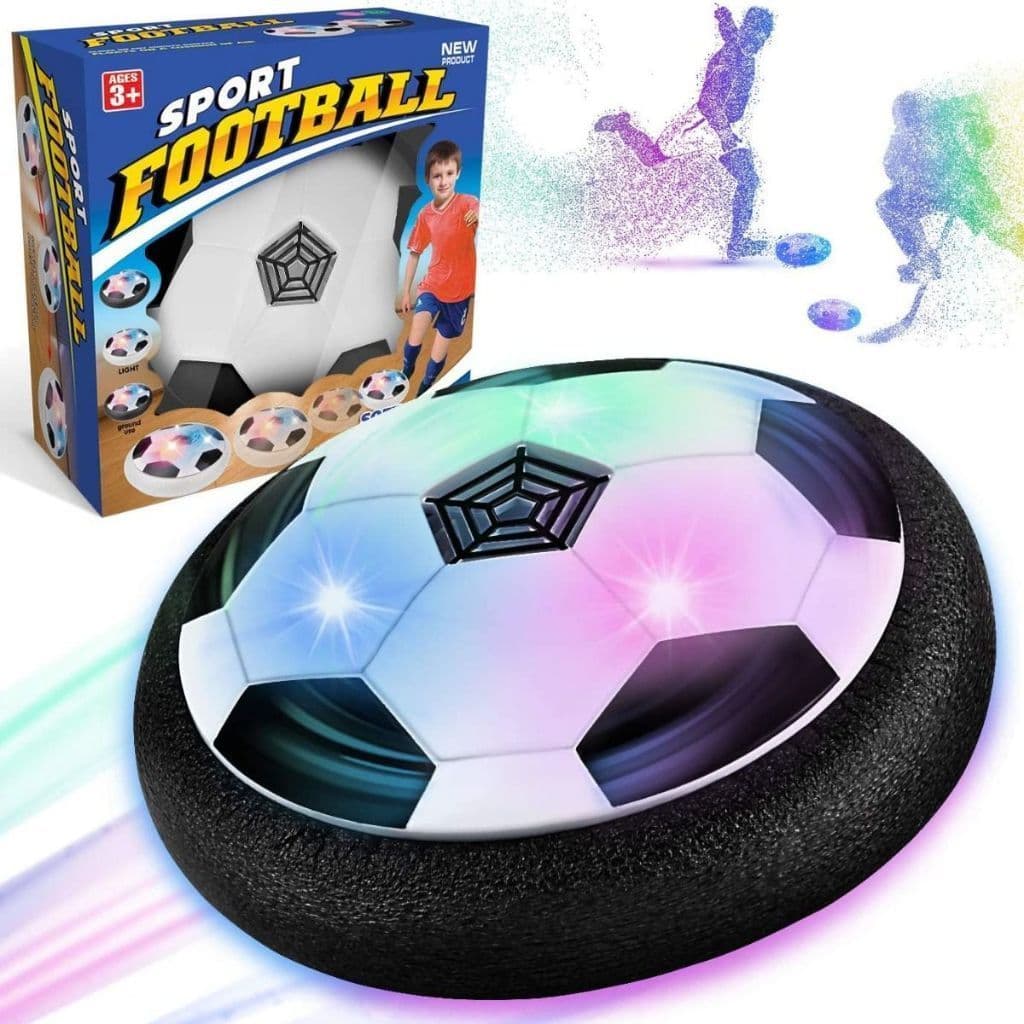Bola De Futebol Flutuante Elétrica Disco Para Crianças LED Piscante Kid Outdoor Jogos Esportivos