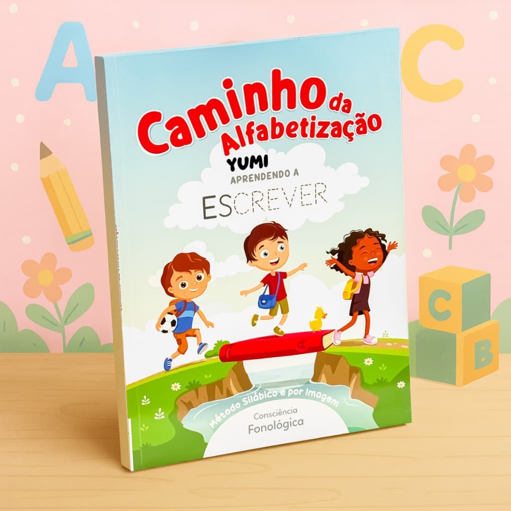 Livro Cartilha Caminhos Da Alfabetização Caligrafia Aprenda a Escrever Exercícios Atividades