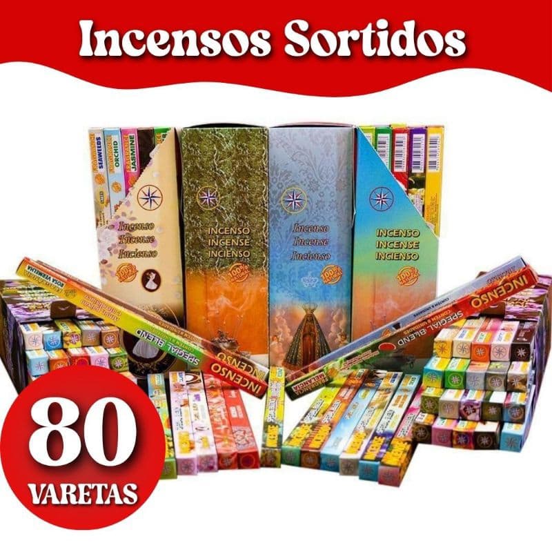 Kit Incensos Sortidos | Special Blend 100% Natural | ESCOLHA SEU KIT