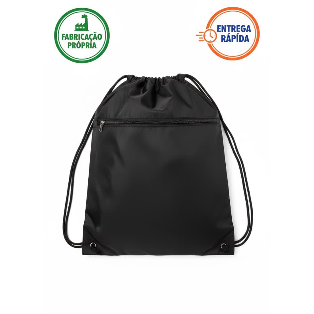 Mochila Saco Fitness Esportiva Viagem Cordinha Resistente Leve Prática Unissex Dia a Dia Academia Treino Caminhada