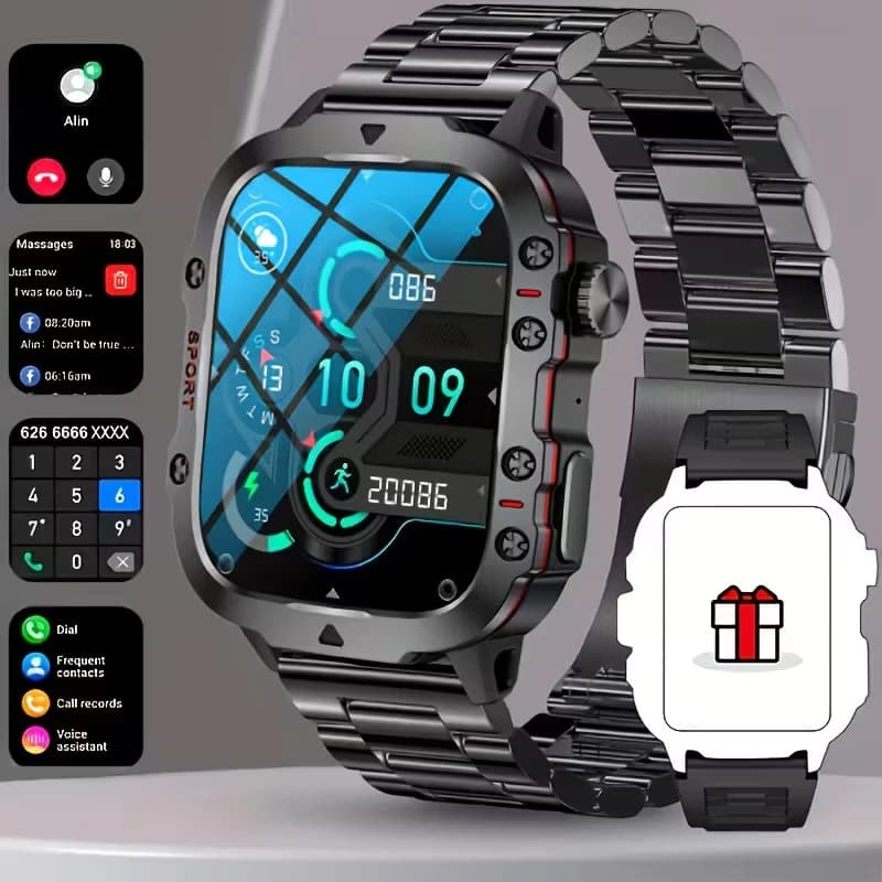 Smartwatch Impermeável Monitoramento De Saúde Bluetooth Lige F9