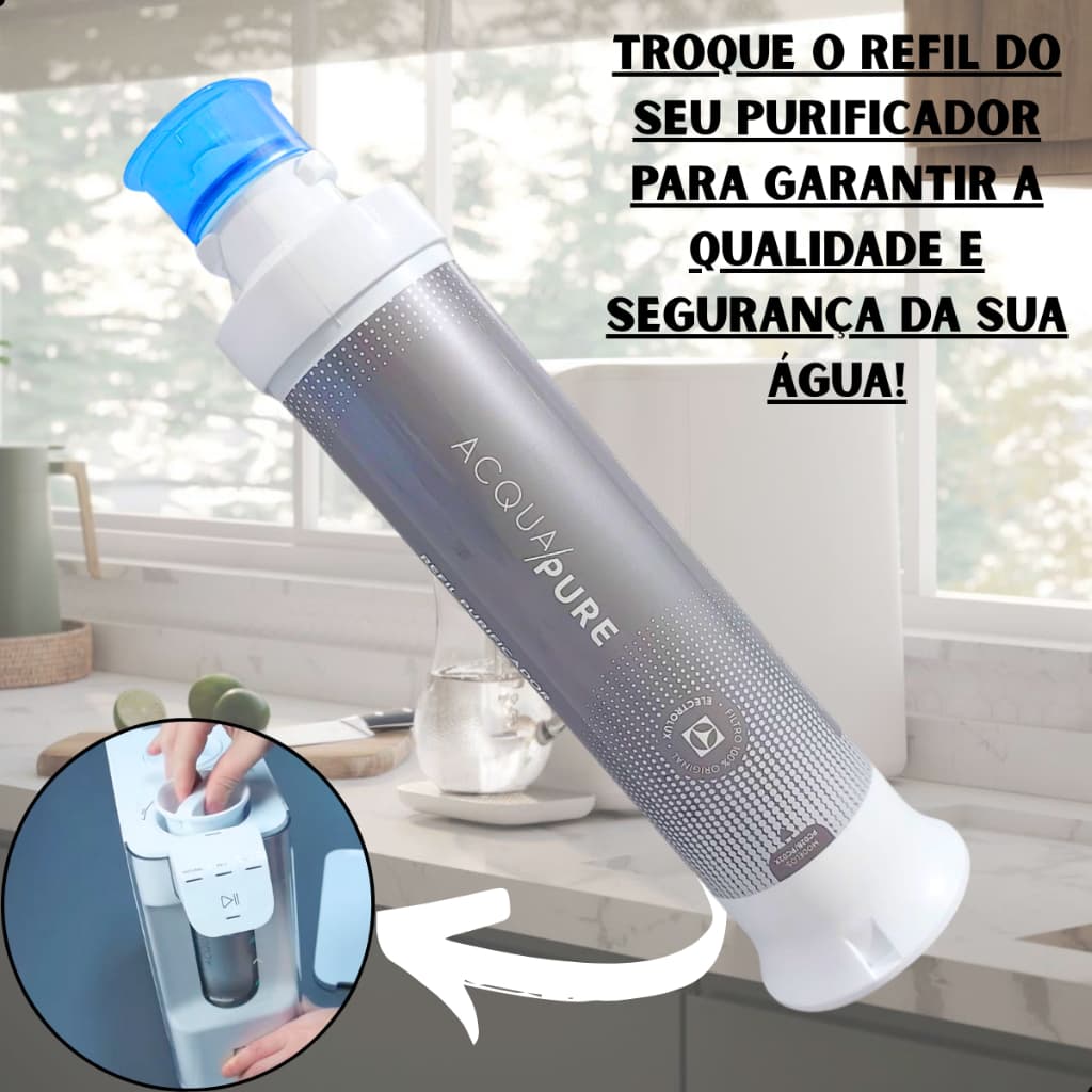 Refil Filtro De agua purificador Electrolux Acqua Pure  PE12B PE12G PE12V PE12A original