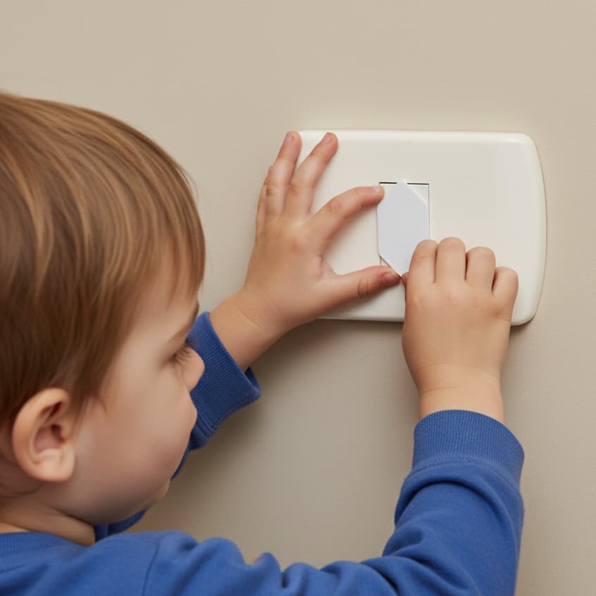 Kit Protetor Tomada Branco Bebe Criança Segurança Contra Choque Kit Proteção Infantil