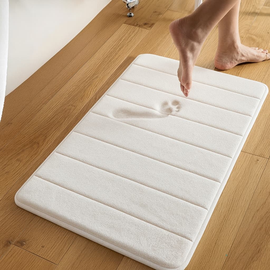 Tapete De Banheiro Soft Macio Secagem Rápida 60x40cm HeyTex