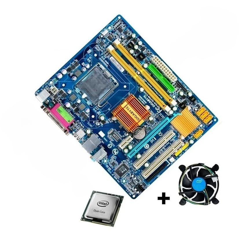 KIT PLACA MAE 775 DDR 2 PROCESSADOR DISSIPADOR ESCOLHA SEU MODELO