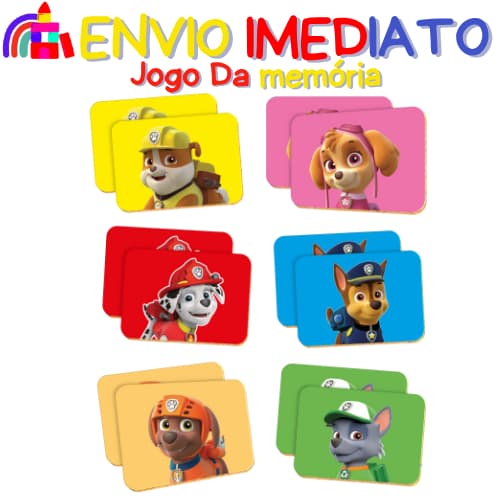 Jogo Da Memória 12 Peças  - Infantil - criança - brinquedo - Diversão garantida