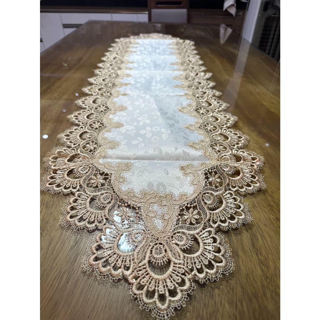 Caminho De Mesa Bordado Em Grip DESCRIÇÃO DECORAÇÃO CAMINHO DE MESA