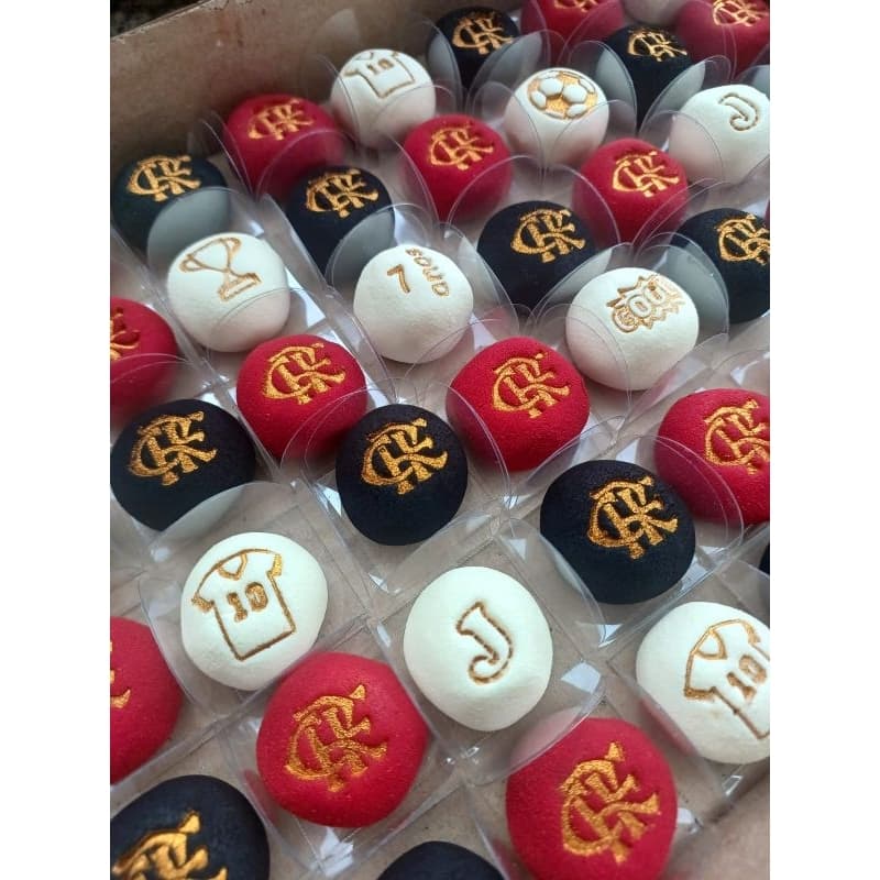 kit Carimbo Marcador para Doce e Brigadeiro Futebol + Time Brasileiro