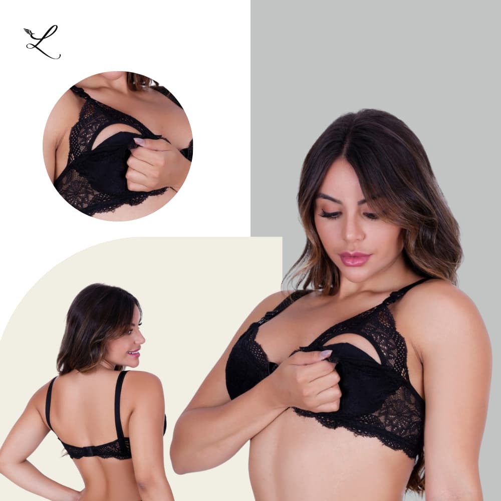 Sutiã Amamentação Reforçado Pós‑Parto – Alças Largas, Abertura Frontal, Sem Bojo, Conforto Máximo