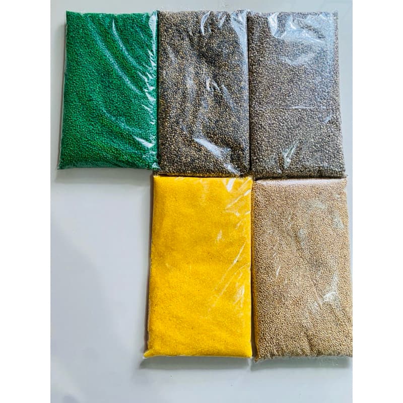 KIT COLEIRO TOP COM EXTRUSADA VERDE, PAINÇO VERDE, CANJIQUINHA C/ MEL, MILHETE CANADENSE E SENHA + BRINDE