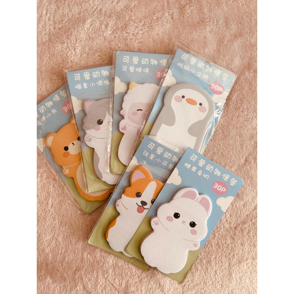 Post-it Notas Adesivas de Bichinhos Fofos - Pinguim