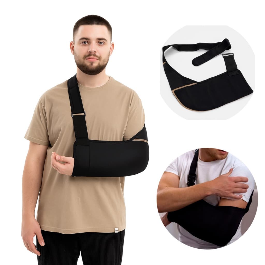 Tipóia Ortopédica Bilateral Imobilizadora Ombro Apoio Braço