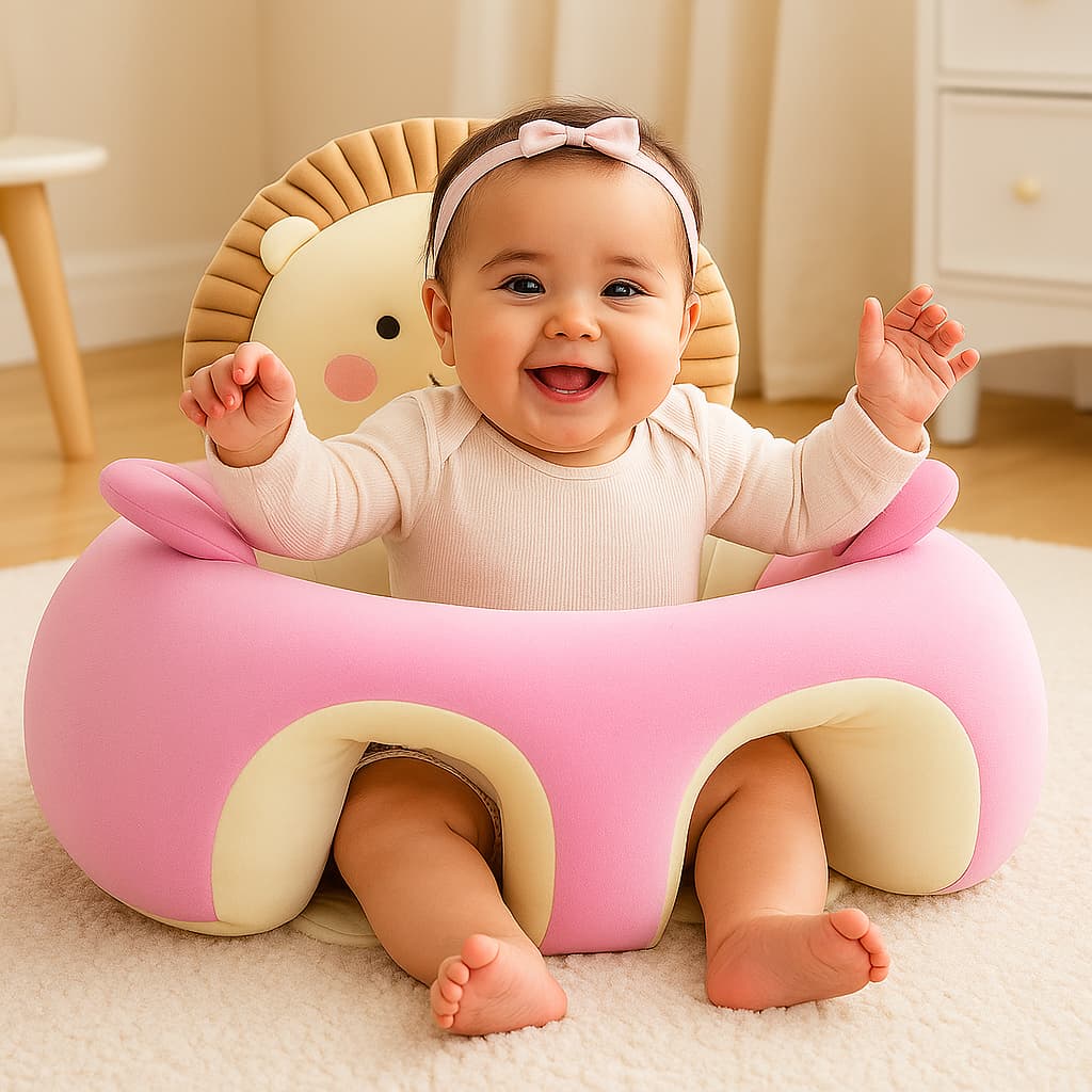 Assento para Bebê Almofada Senta Bebê Apoio Postura