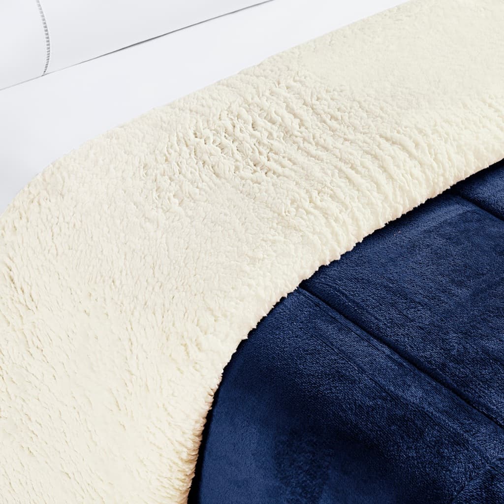 Coberdrom Edredom Everest Solteiro Manta Sherpa Lã Carneiro Muito Quentinho 1 Peça MULTI CORES LISAS